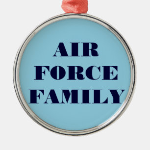 Ornamento De Metal Família Ornament Air Force