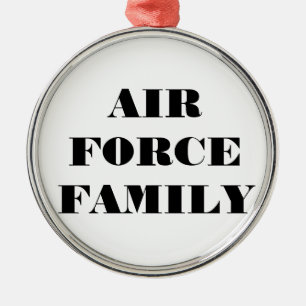 Ornamento De Metal Família Ornament Air Force