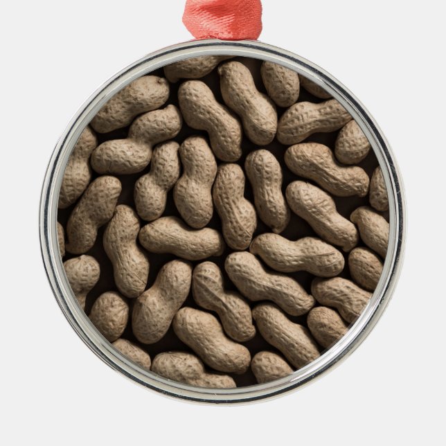 Ornamento De Metal Família Peanut (Frente)