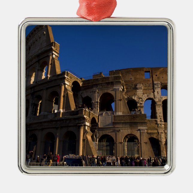 Ornamento De Metal Famous Colosseum in Roma Italy Landmark (Frente)