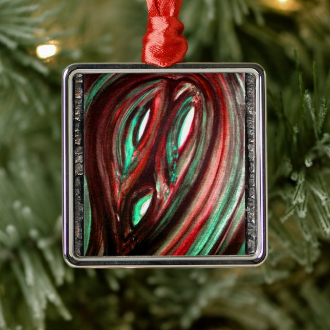 Ornamento De Metal Fantasma da solidão (Árvore)