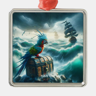 Ornamento De Metal Fantasy Cute Storm Pirates