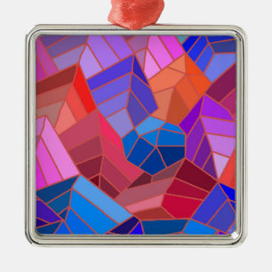 Ornamento De Metal Fantasy Mounains View do Céu