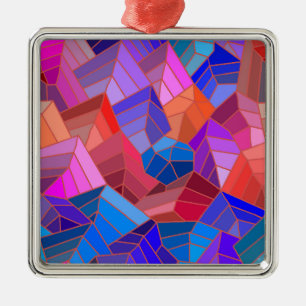 Ornamento De Metal Fantasy Mounains View do Céu