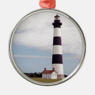 Ornamento De Metal Farol da Ilha Bodie