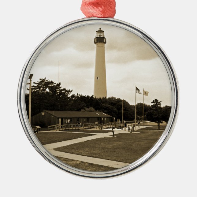 Ornamento De Metal Farol de Cabo maio (Frente)