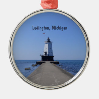Ornamento De Metal Farol de Ludington