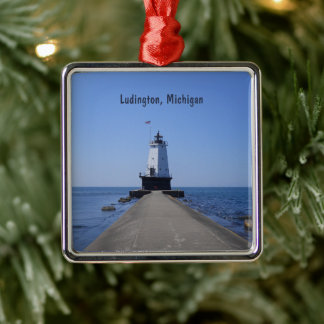 Ornamento De Metal Farol de Ludington