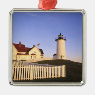 Ornamento De Metal Farol de Nobska, Woods Hole, Massachusetts