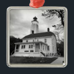 Ornamento De Metal Farol Sandy Hook<br><div class="desc">Farol Sandy Hook</div>