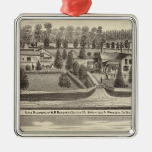 Ornamento De Metal Fazendas e residências de WR Blodgett & GC Daubner