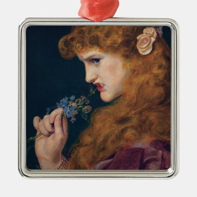 Ornamento De Metal Feisty Red Hired Woman (Sombra do Amor) (Divórcio) (Frente)