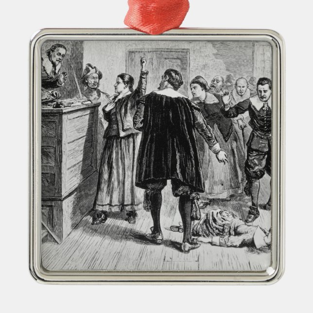 Ornamento De Metal Feitiçaria na vila de Salem (Frente)