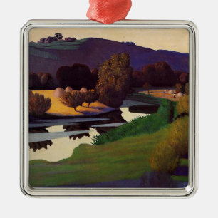 Ornamento De Metal Felix Vallotton - Noite no Loire