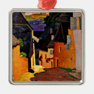 Ornamento De Metal Felix Vallotton - Paisagem Rocamadour