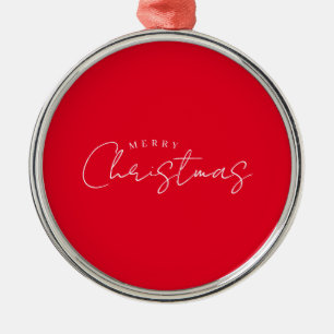 Ornamento De Metal Feliz Ano Novo Natal Alegre Temporada de Feriados