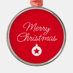 Ornamento De Metal Feliz Ano Novo Natal Alegre Temporada de Férias