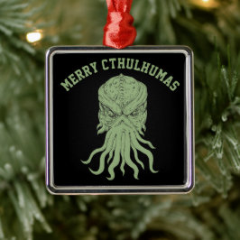 Ornamento De Metal Feliz Cthulhumas Lovecraft Cthulhu