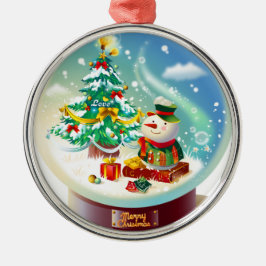 Ornamento De Metal Feliz Natal