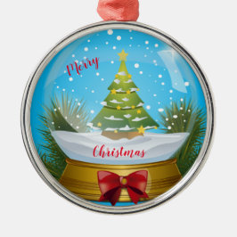 Ornamento De Metal Feliz Natal