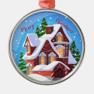 Ornamento De Metal Feliz Natal