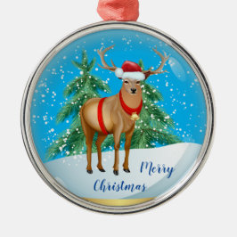 Ornamento De Metal Feliz Natal