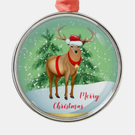 Ornamento De Metal Feliz Natal