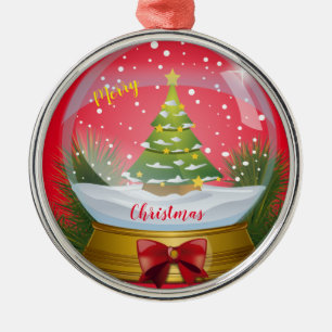 Ornamento De Metal Feliz Natal