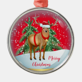 Ornamento De Metal Feliz Natal