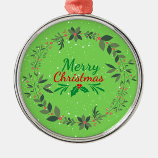 Ornamento De Metal Feliz Natal Ornaments