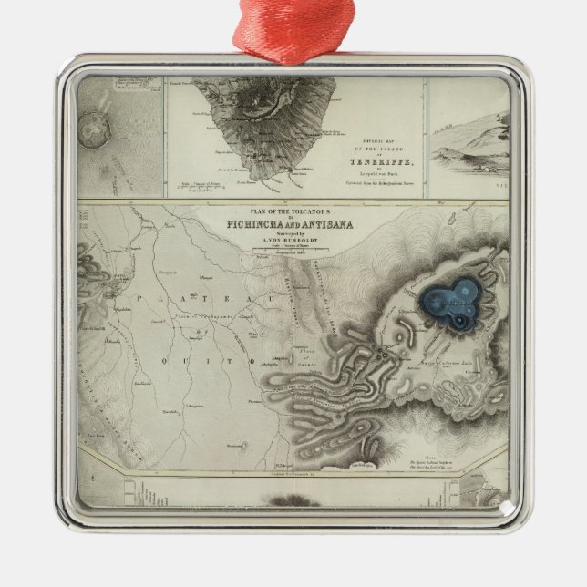 Ornamento De Metal Fenômenos geológicos (Frente)