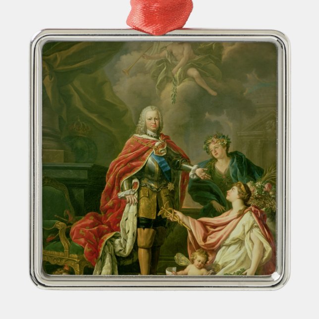 Ornamento De Metal Ferdinand VI como o consumidor (Frente)
