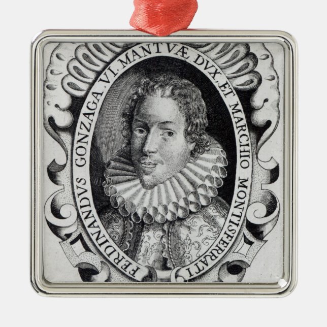 Ornamento De Metal Ferdinando Gonzaga, duque de Mantua (Frente)