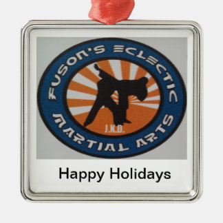 Ornamento De Metal Feriado Ornamnet do Natal das artes marciais