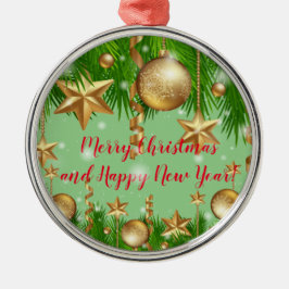 Ornamento De Metal Feriados