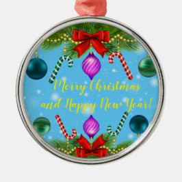 Ornamento De Metal Feriados