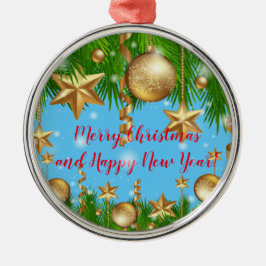 Ornamento De Metal Feriados