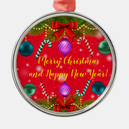 Ornamento De Metal Feriados