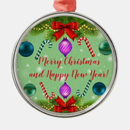 Ornamento De Metal Feriados