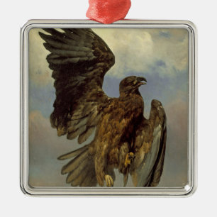 Ornamento De Metal Ferida Águia (por Rosa Bonheur)