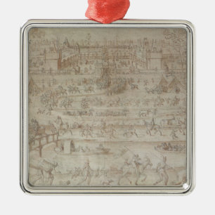 Ornamento De Metal Festival no d'Anet do castelo