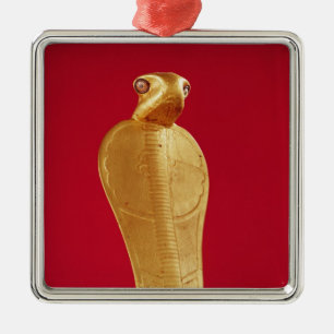 Ornamento De Metal Figura da cobra Netjer-Ankh