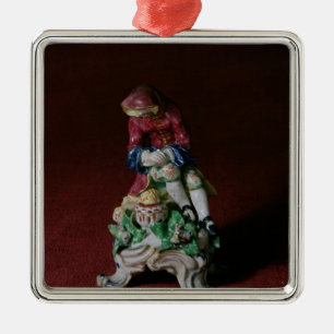 Ornamento De Metal Figura da porcelana do arco do inverno, c.1760-63