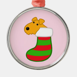 Ornamento De Metal Filhote de cachorro bonito dos desenhos animados
