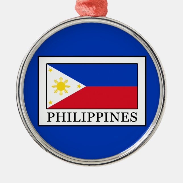 Ornamento De Metal Filipinas (Frente)