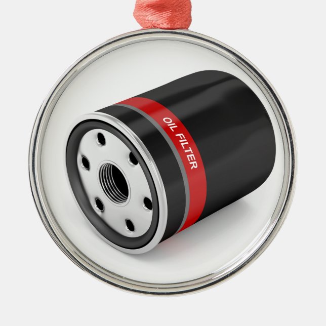 Ornamento De Metal Filtro de óleo do automóvel (Frente)
