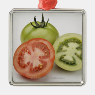 Ornamento De Metal Fim-acima de três tomates