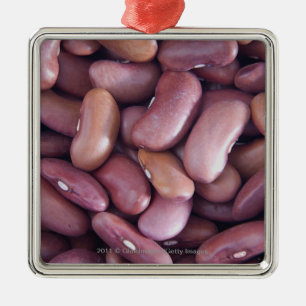 Ornamento De Metal Fim-acima do feijão vermelho