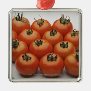 Ornamento De Metal Fim-acima dos tomates