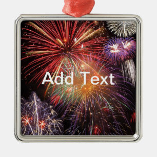 Ornamento De Metal Finalidade do Fireworks